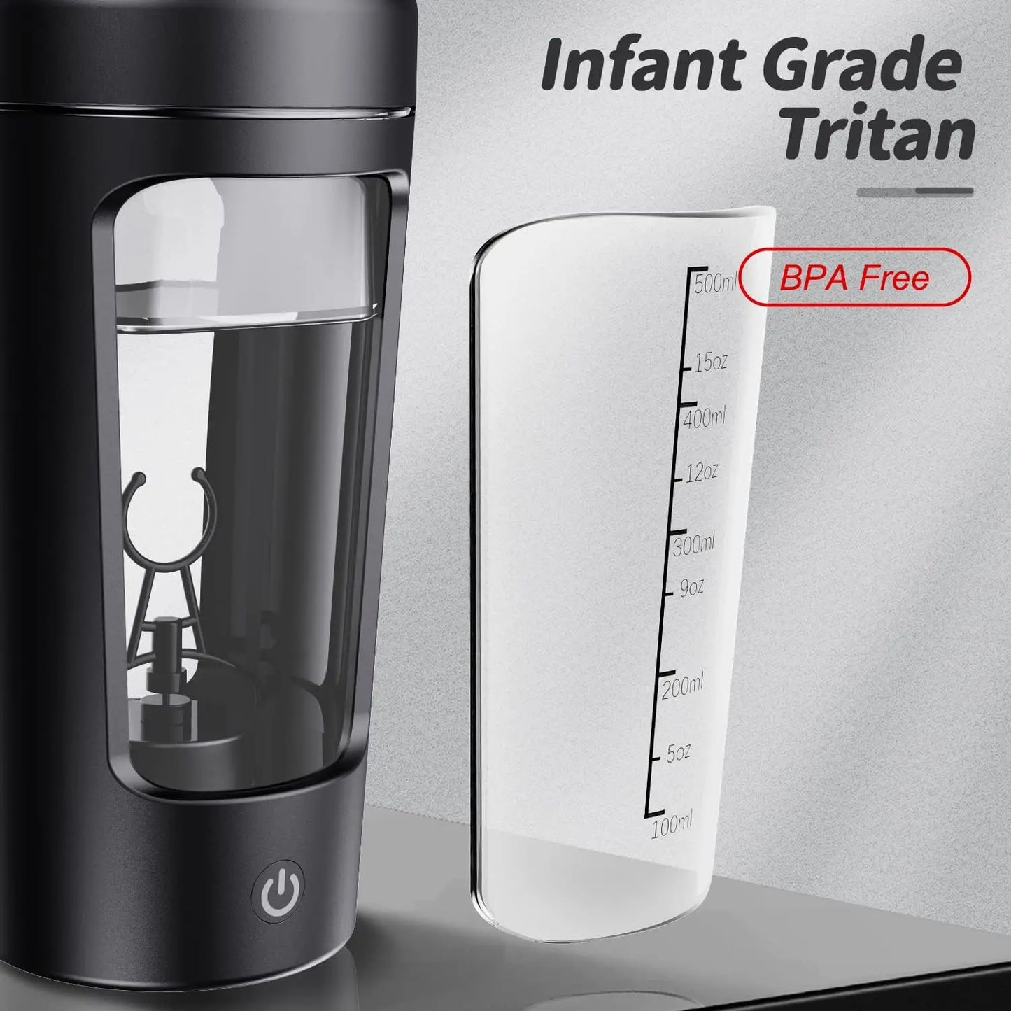 BottleLab™ Electric Protein Shaker Cup with Powder Storage